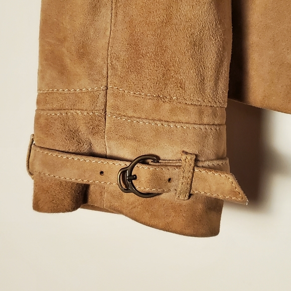 Cole Haan Country Suede Zippered Jacket Size S - Picture 4 of 13